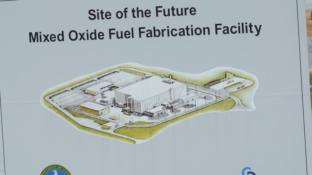Mixed oxide fuel plant would neutralize surplus bomb grade plutonium at Savannah River Site. But the plant is behind schedule and overbudget