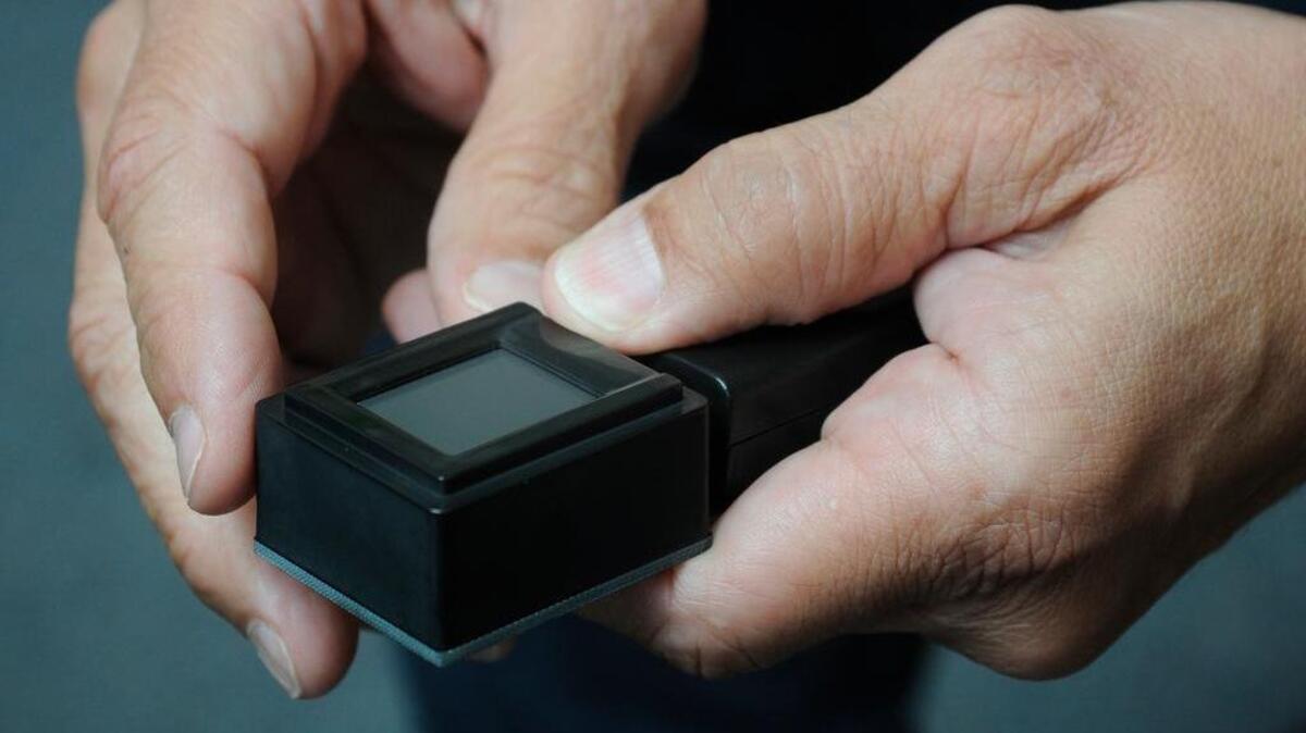Integrated Biometrics of Spartanburg produce fingerprint scanning devices that use a patented film.