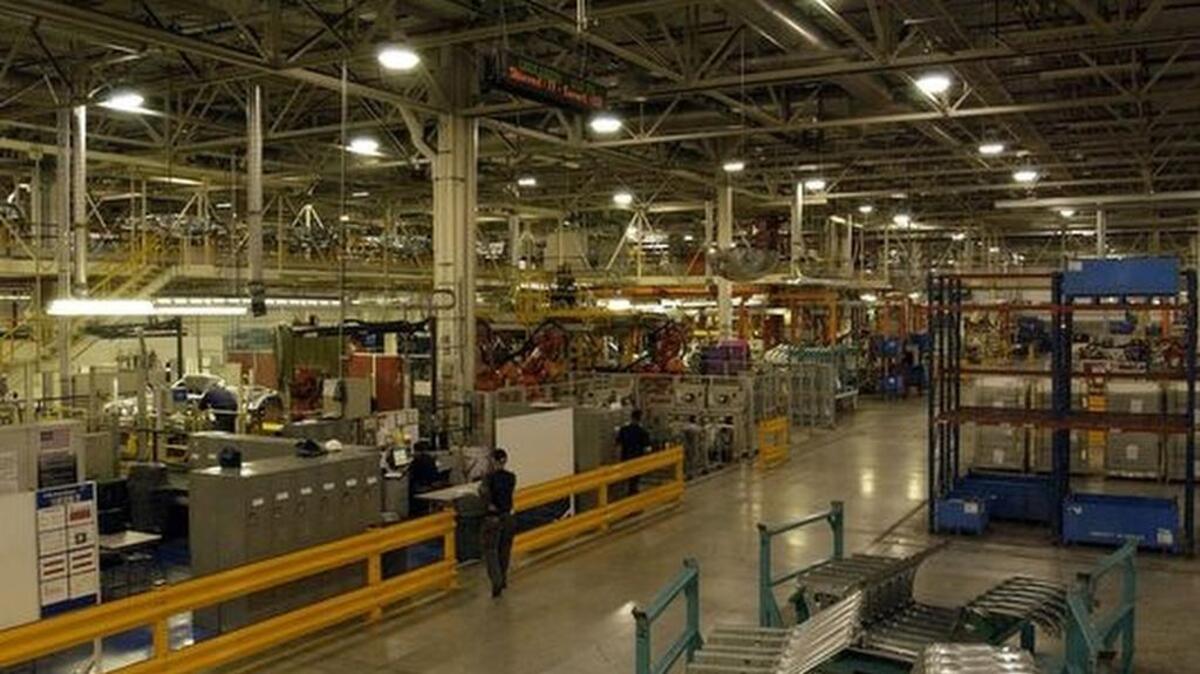 
Metal parts for BMW cars such as those made by Magna International are assembled in the German automaker's body shop in Greer. 
