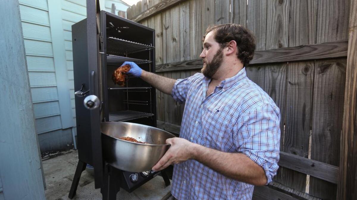 
Will Lacey cooks at The Attic in Five Points earlier this year. He will become kitchen manager for Jake's on Devine.
