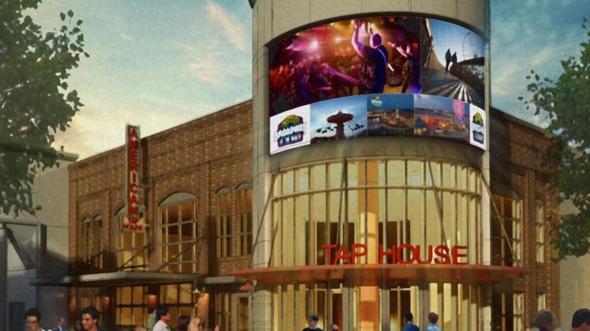 The American Tap House is slated to open in the former site of Club Boca in Broadway at the Beach’s Celebrity Square.
