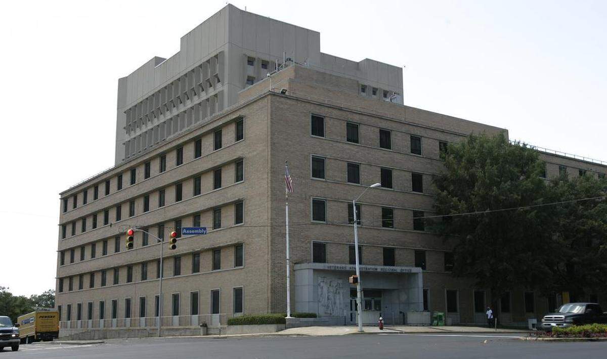 Columbia’s Veterans Administration Regional Office at Assembly and Laurel streets is on the auction block.
