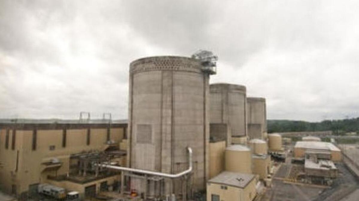 The Oconee Nuclear Station’s three reactors operate west of Greenville.