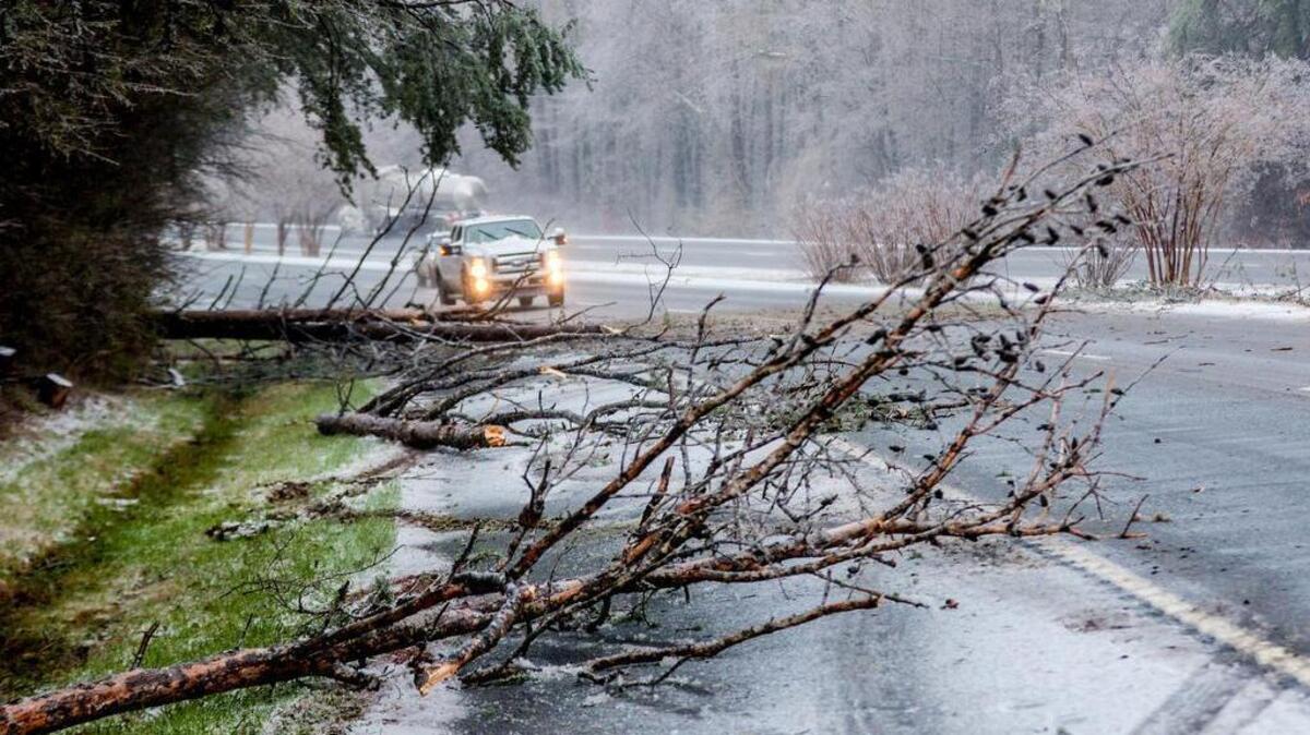 Snow day in the Greenville area Friday January 222, 2016