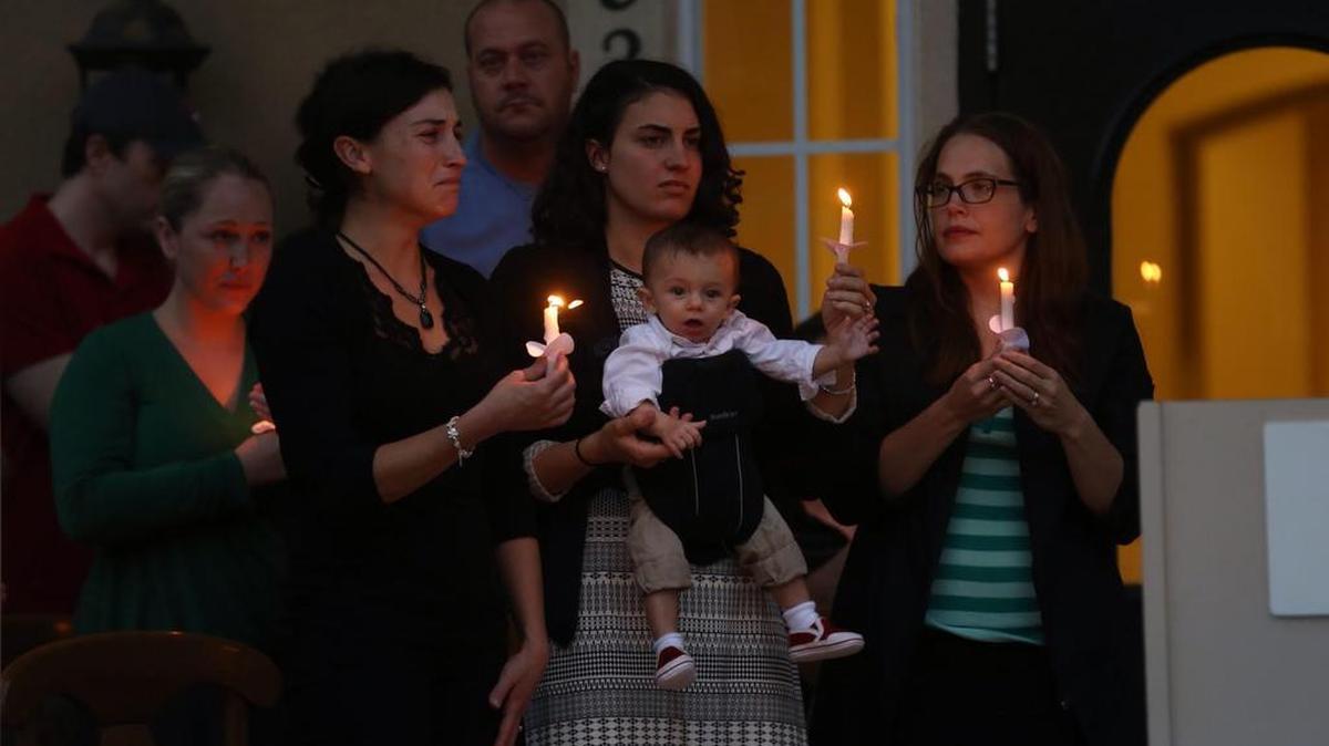 
From the vigil Thursday night
