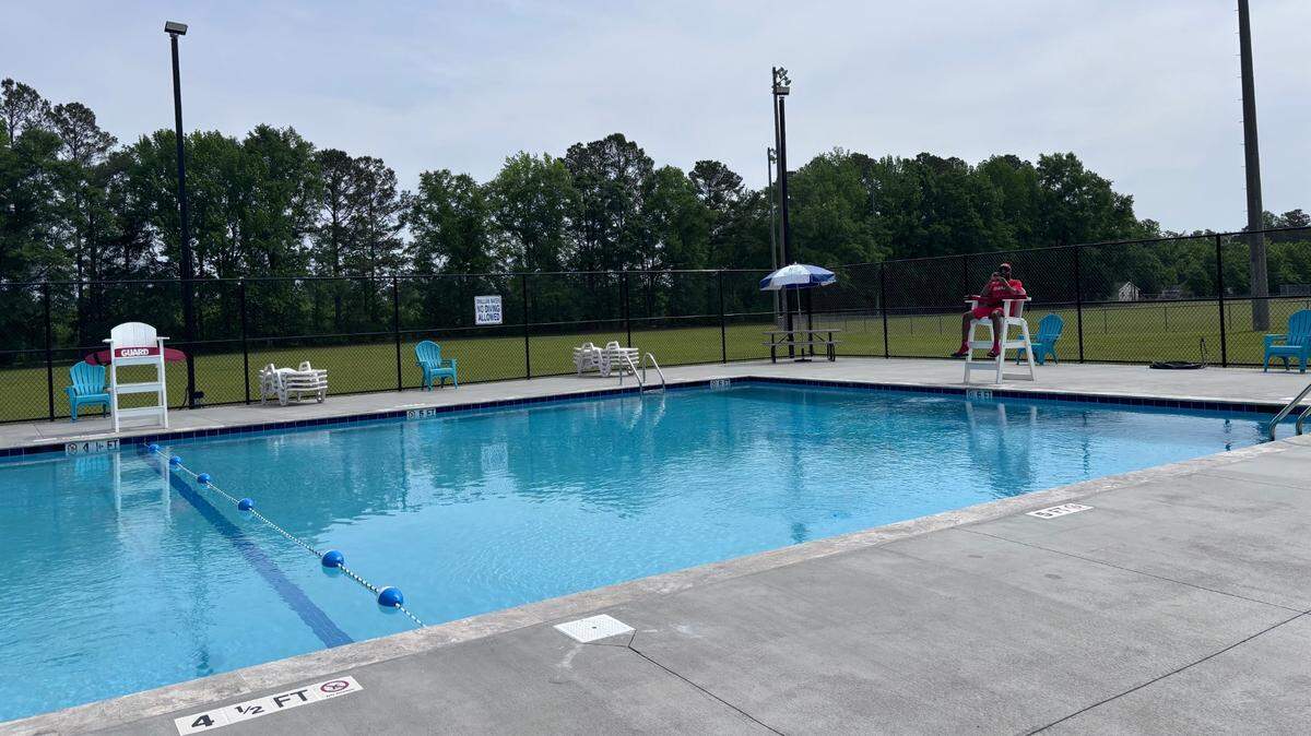 The Richland County Recreation Commission unveiled the newly renovated Hopkins Park Pool at an event April 22.