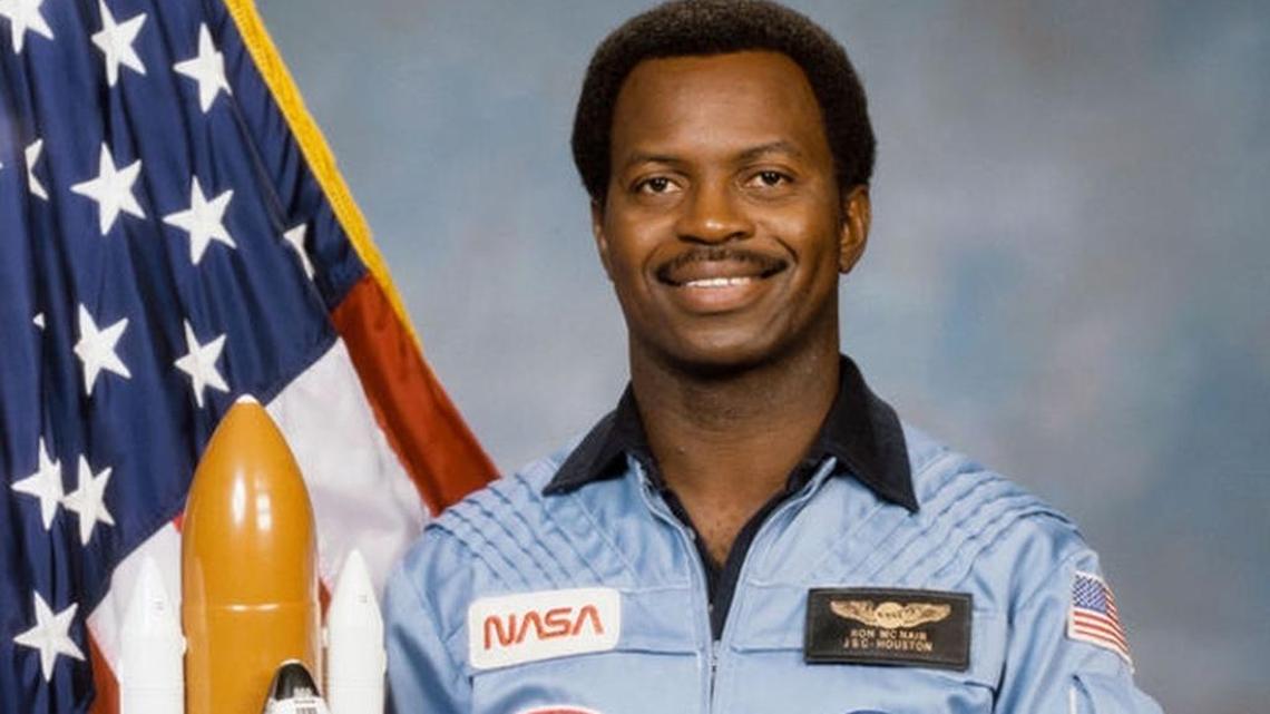 NASA FILE PHOTO Astronaut Ronald E. McNair, mission specialist for NASA mission S85-36539 (2 July 1985).McNair died in the STS-51L space shuttle Challenger accident, Jan. 28, 1986.
