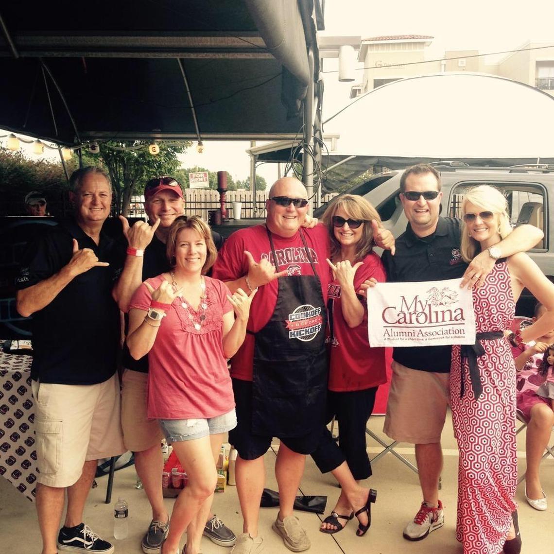 The Gourmet Gents with their wives