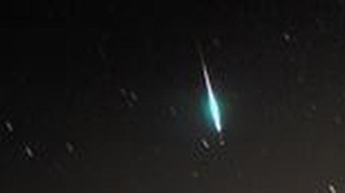 Fireballs are pieces of an asteroid burning up in the sky.