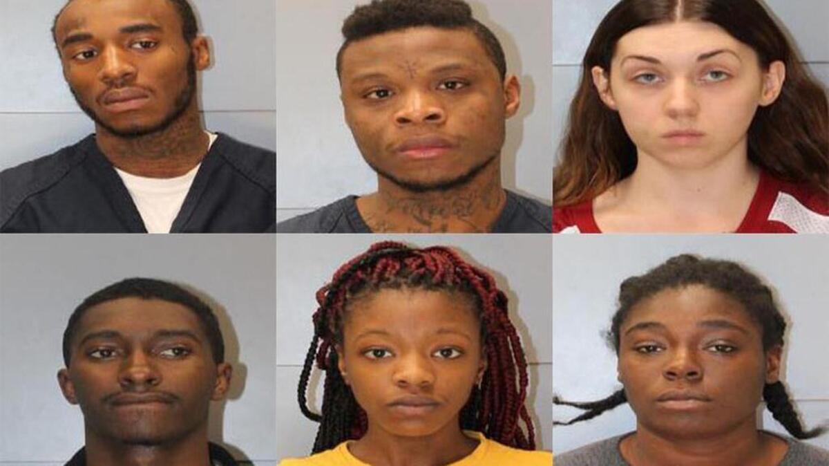 Top row: Dickerson, Matthews, McCoy Bottom row: Salley, Riley, Williams