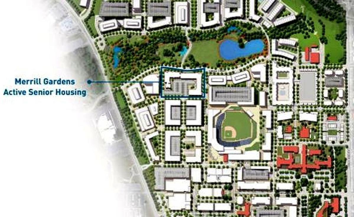 The 196-unit development is a joint venture of Merrill Gardens and Pillar Properties of Seattle, Wash., and Second Fifty Communities of Charleston.
