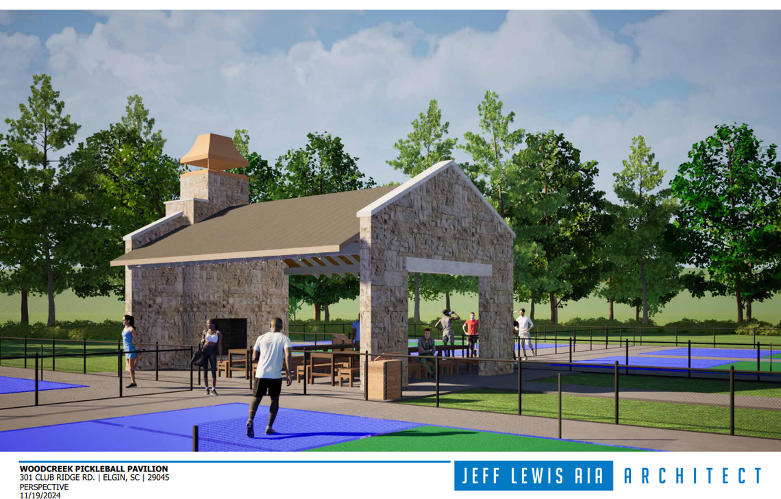 The Woodcreek Club, northeast of Columbia, is planning to add eight new pickleball courts and a pavillion, according to plans filed with the city.