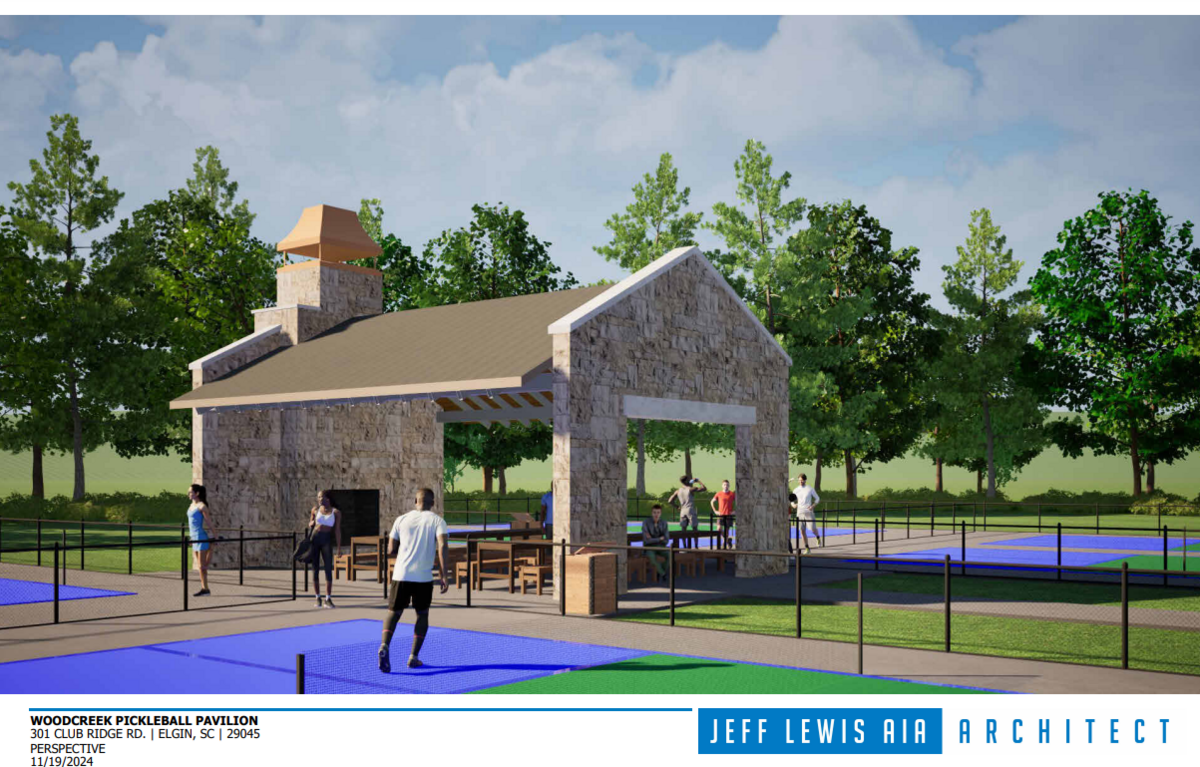 The Woodcreek Club, northeast of Columbia, is planning to add eight new pickleball courts and a pavillion, according to plans filed with the city.