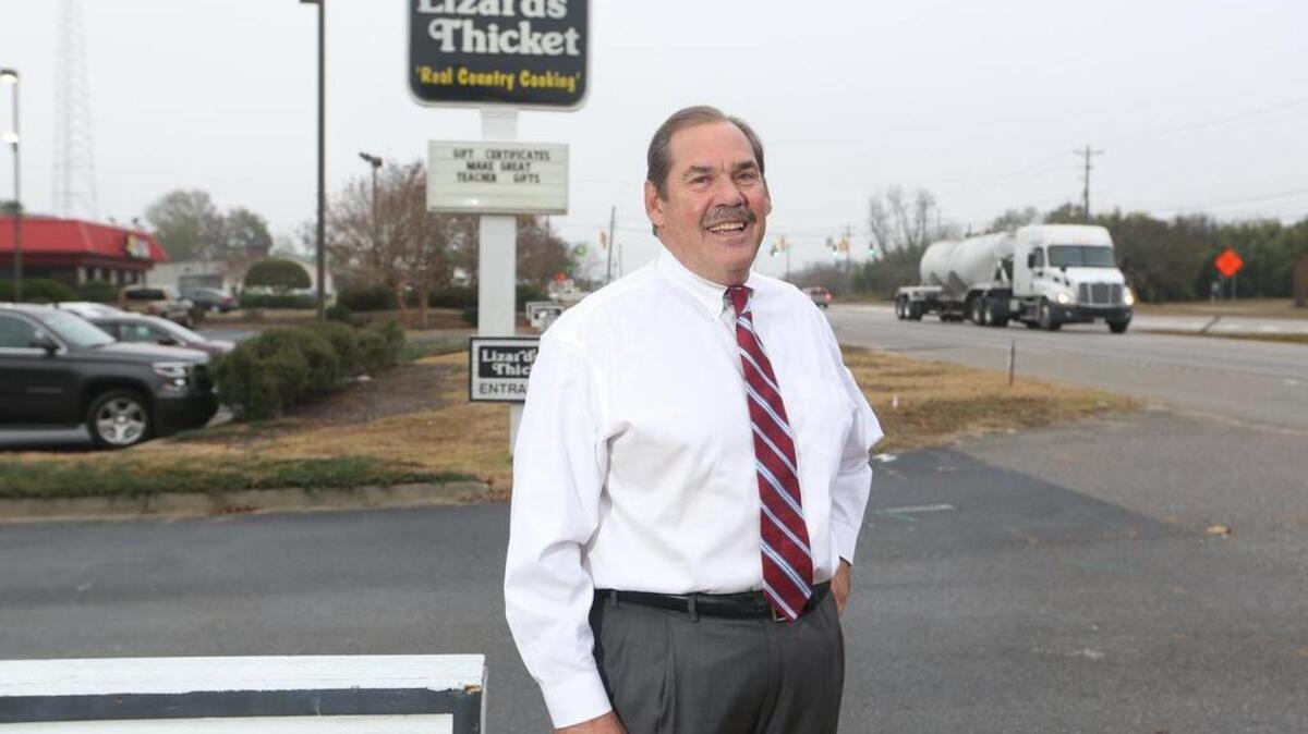 Bobby Williams, CEO of the Lizard’s Thicket restaurant chain, stands at the Garners Ferry Road restaurant. The road is a likely candidate for annexation as Columbia City Council considers areas to target as part of a more assertive annexation campaign in 2017.