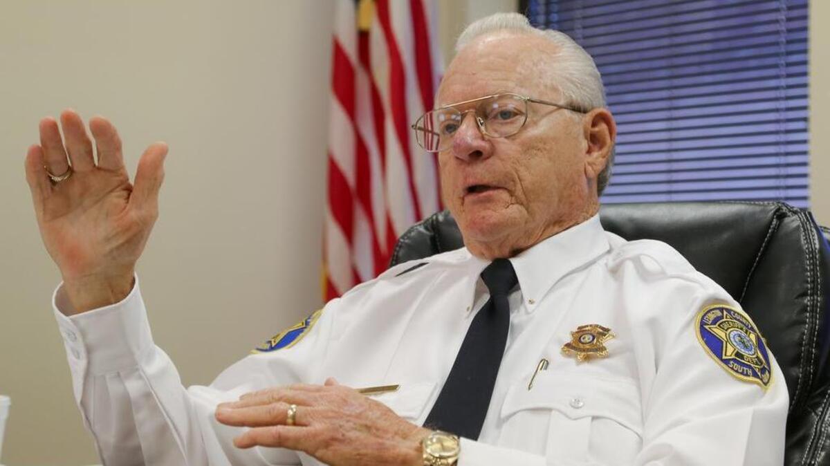 File photo. Interim Lexington County Sheriff Lewis McCarty will be going back to spending time with his grandchildren and his outdoor hobbies after Jay Koon takes over as sheriff.