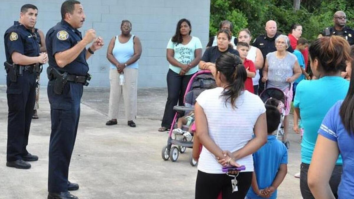 Lexington County deputies meet with groups as part of crime prevention efforts. The sheriff’s department is expected to ask County Council for money to pay for five more deputies and support staff.