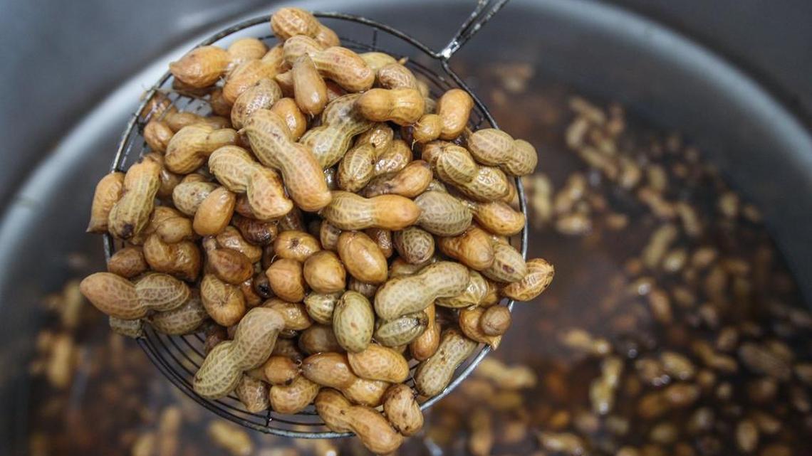 When is a boiled peanut more than just a boiled peanut? When it’s served in California