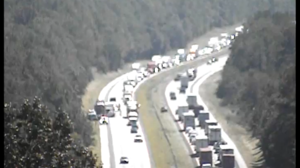 Traffic is knotted on I-26 near St. Matthews because of a fatal collision.