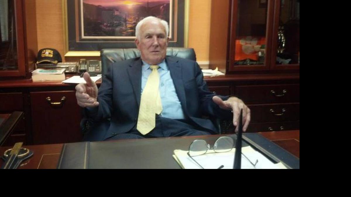 
Russell & Jeffcoat Real Estate co-founder Bob Russell in his office earlier this month. 
