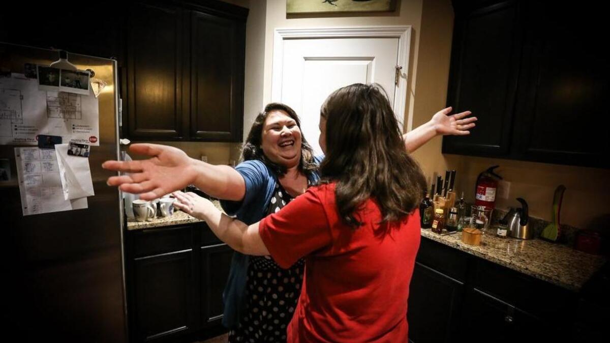 Kristen Boomhower fostered one of her students after five years of being her teacher at Glenforest School.
