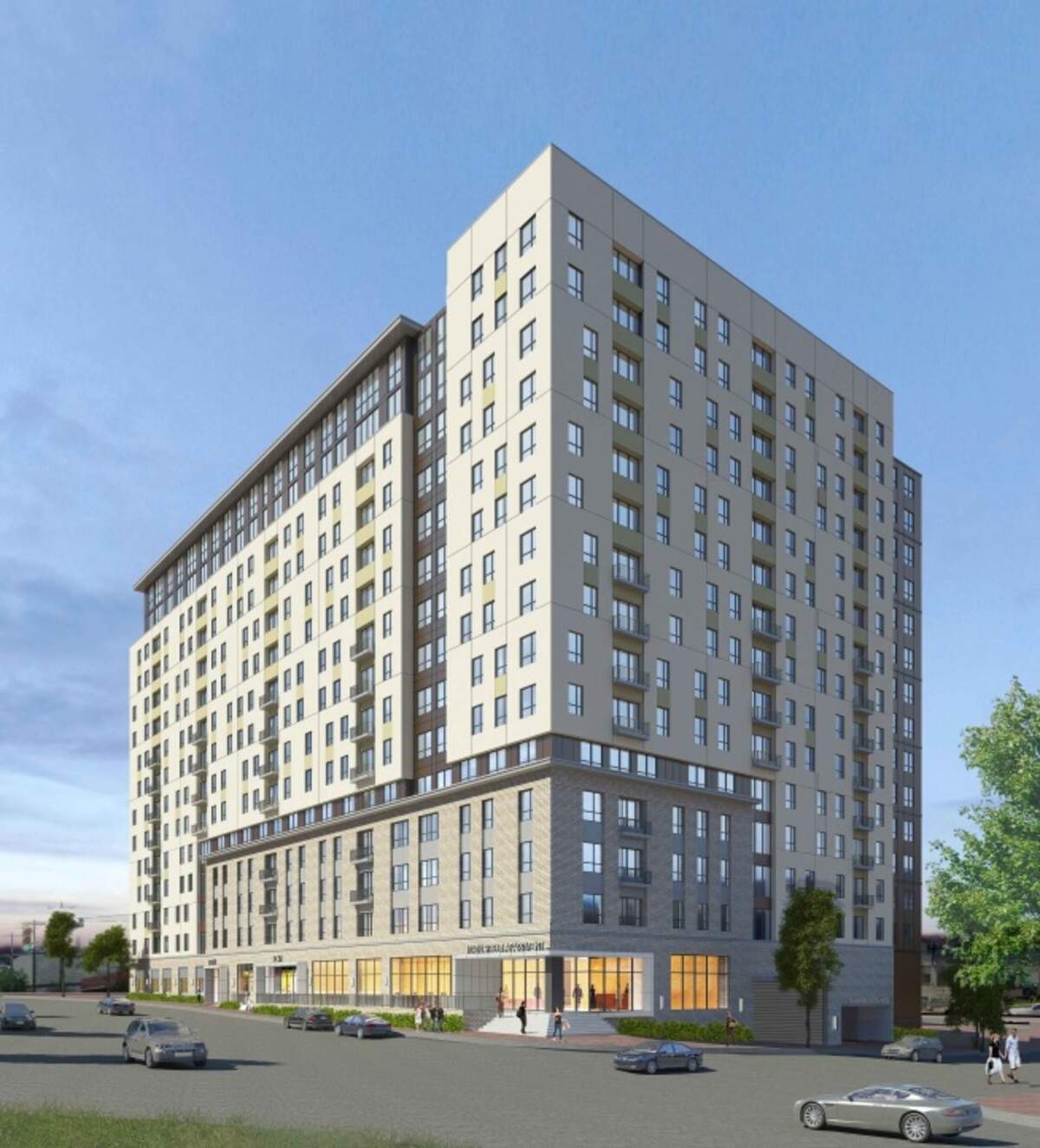 A 15-story student apartment building planned for Main and College streets