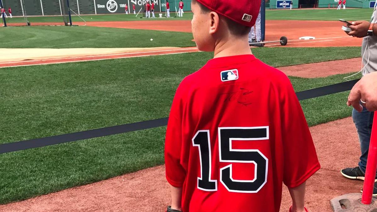 Lexington youngster Eli got to attend a Boston Red Sox game at Fenway Park.