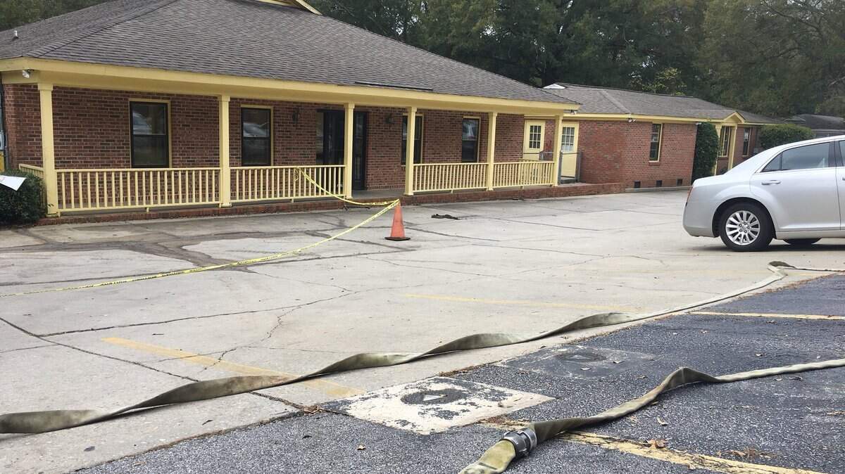 Play Pals Daycare off Broad River Road was evacuated Monday morning for an odor of gasoline.
