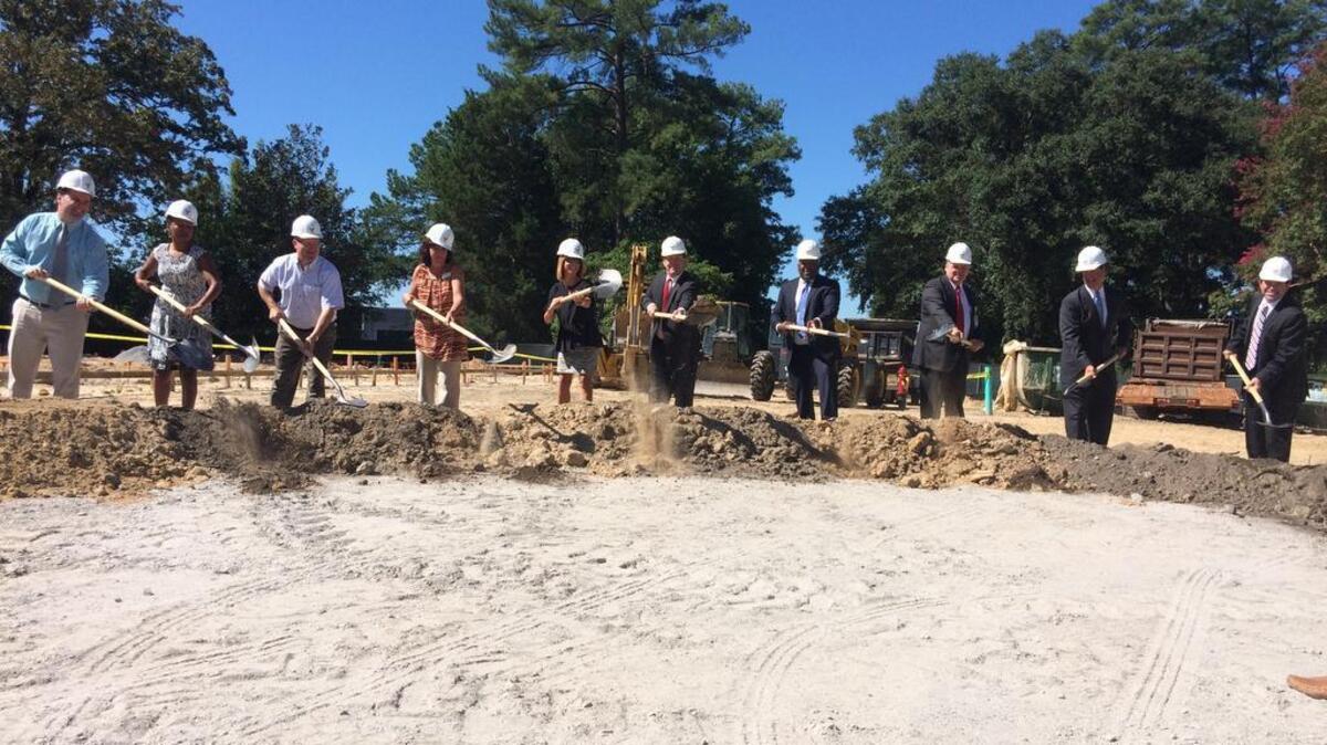 
Officials break ground Monday on the future site of the new Ronald McDonald House on Colonial Drive in Columbia. The house will be double the size of the current facility and will take about a year to build.
