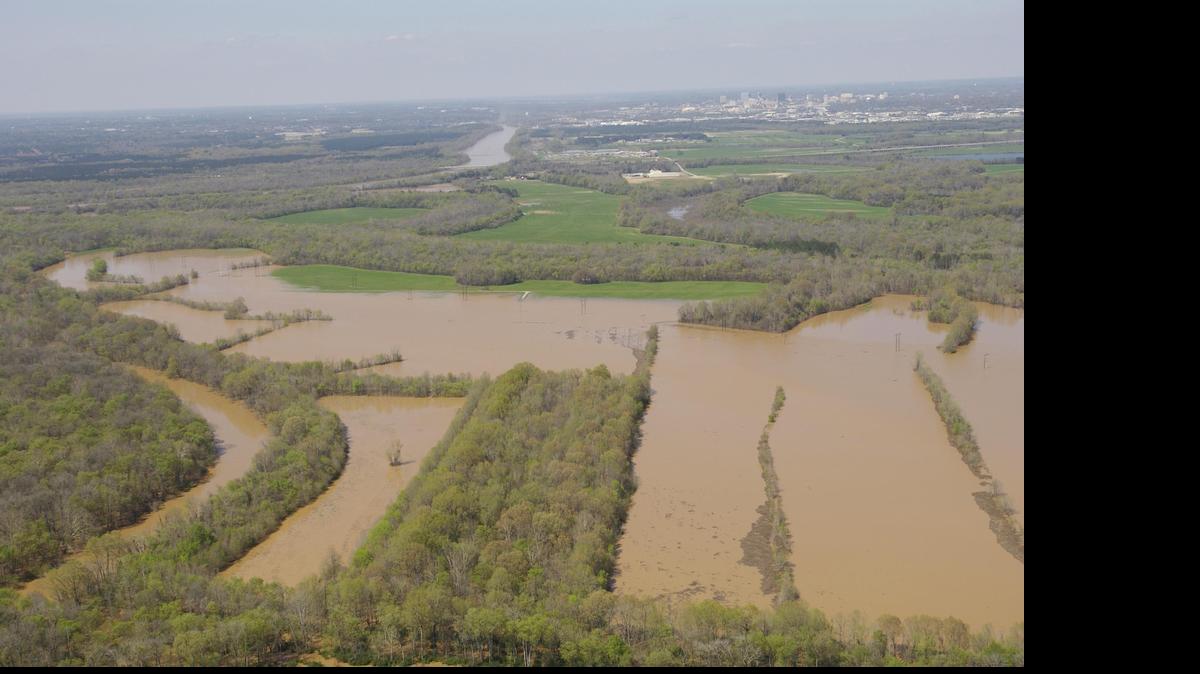 
Aerial photo of Burroughs & Chapin's property called Green Diamond next to the Congaree River south of I-77 and Columbia.

