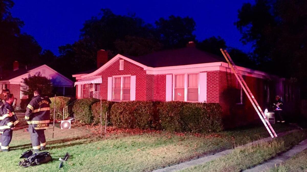 Firefighters responded to a fire at the 2900 block of Kennedy Street on Tuesday night.