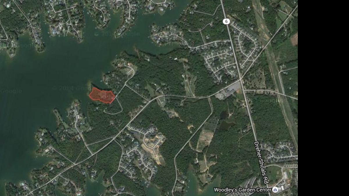 
Aerial view: Proposed recreation area on Lake Murray drawing fire from neighbors.
