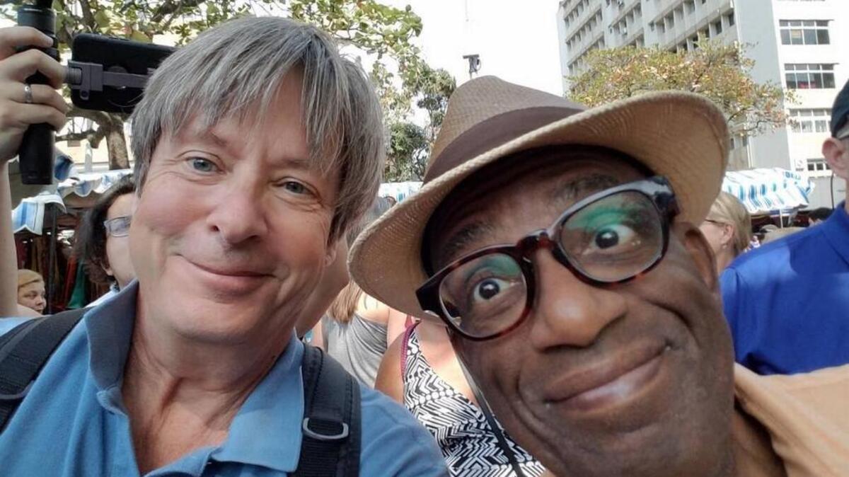 Dave barry with Today weatherman Al Roker