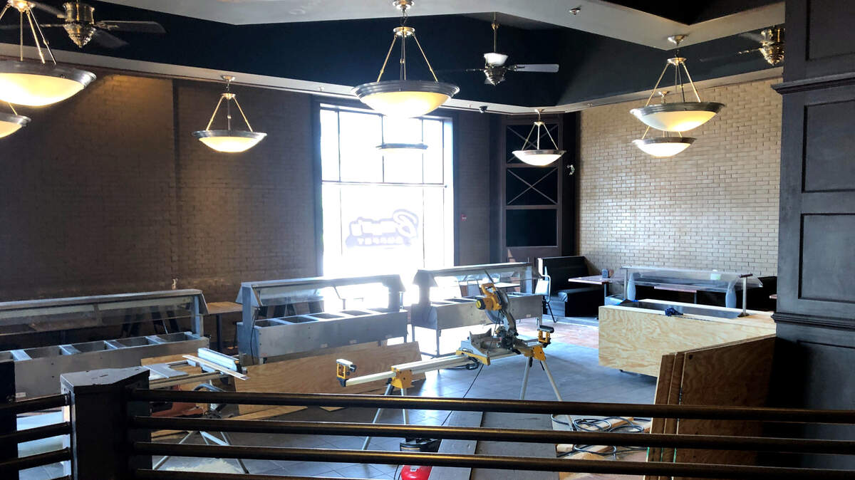 Progress is being made to open B Mac’s at Columbiana Station on June 25, 2023.