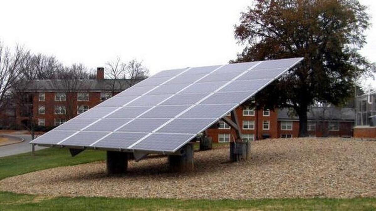 Solar panels are growing in popularity in South Carolina as a way to provide energy and cut monthly power bills. These panels are at Furman University in Greenville