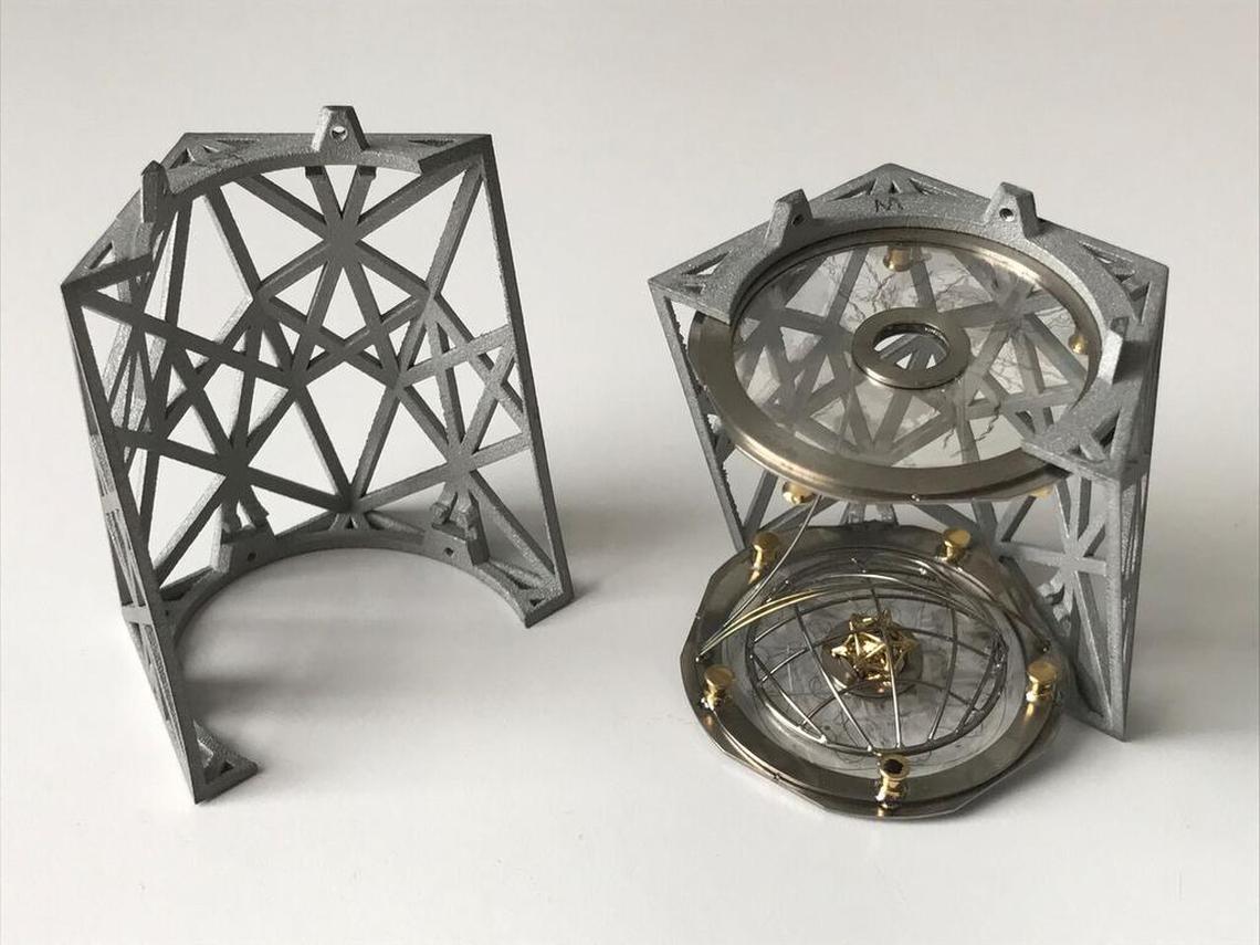 One of four chambers of the “Moon Ark,” which will carry a collection of art, music, writing, sculpture, technology and more to the moon.