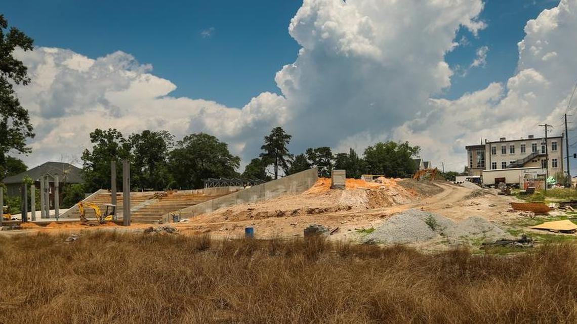 Completion will be this fall – later than planned – but Lexington Town Hall is preparing to debut its 900-seat outdoor amphitheater. Concerts and other events planned there to help draw shoppers as part of downtown revival efforts. It will be one of largest venues of its type in Columbia area area.
