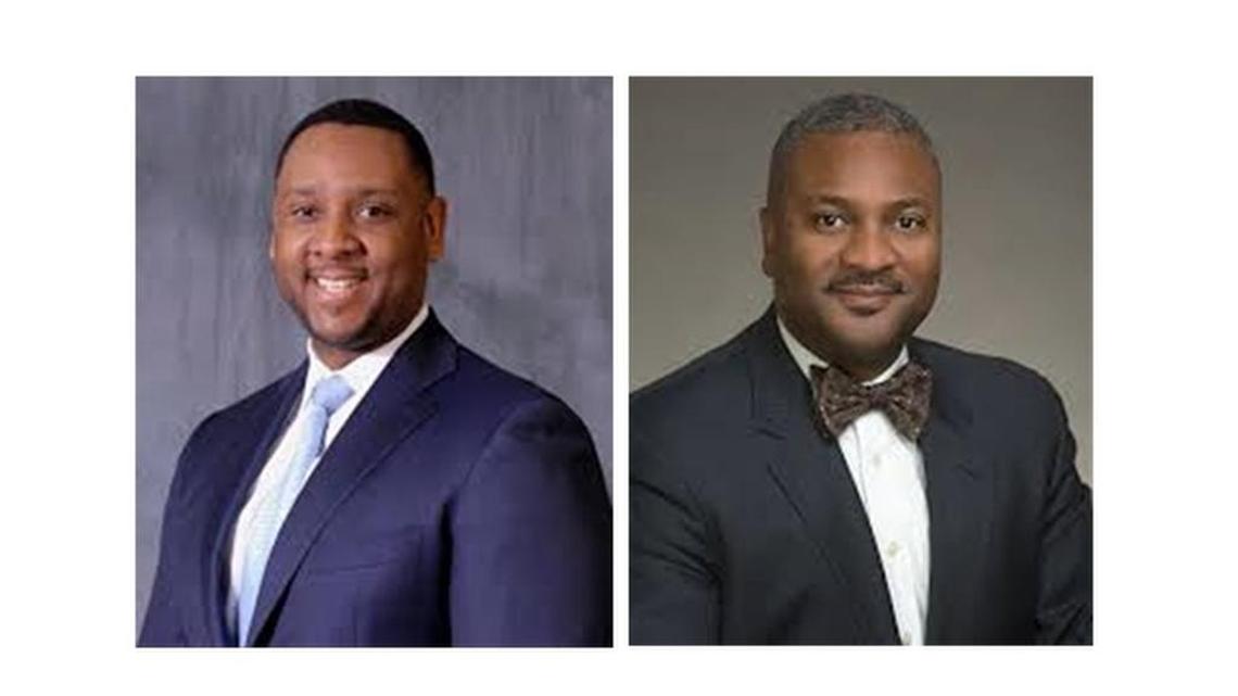 Brian Newman (on left) and Kelvin Washington