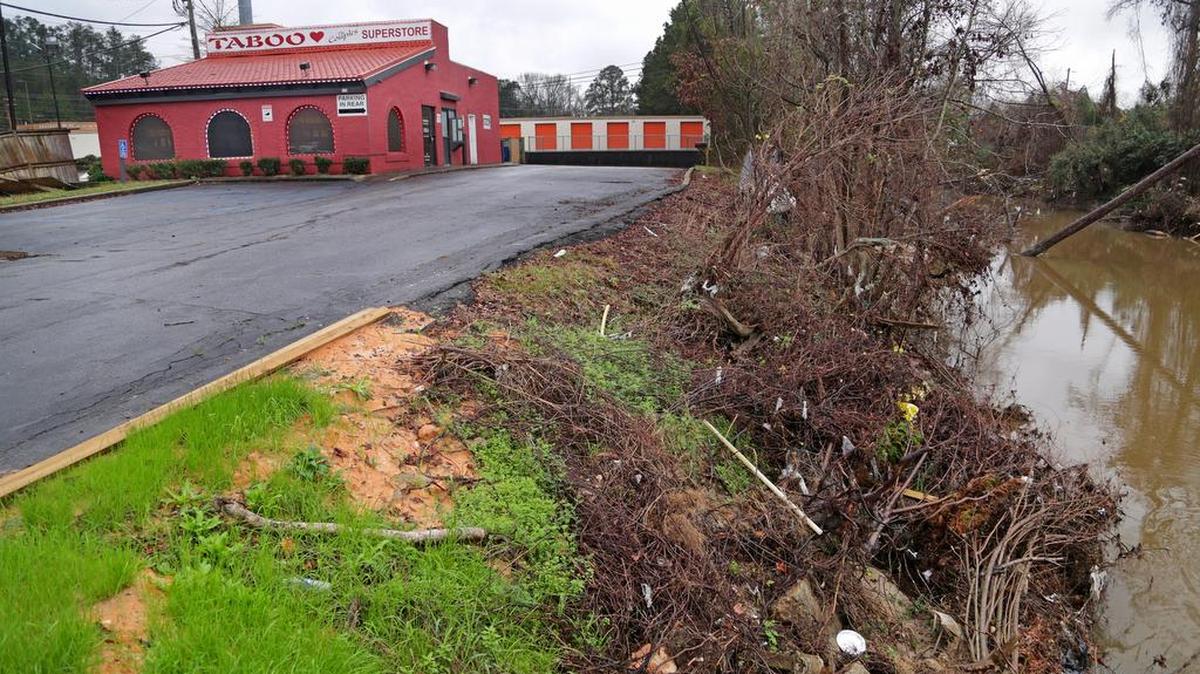 Taboo, the adult shop, suffered major damage during the flood but was one of the first businesses to re-open. The store is locked in a long legal fight with Columbia City Hall.