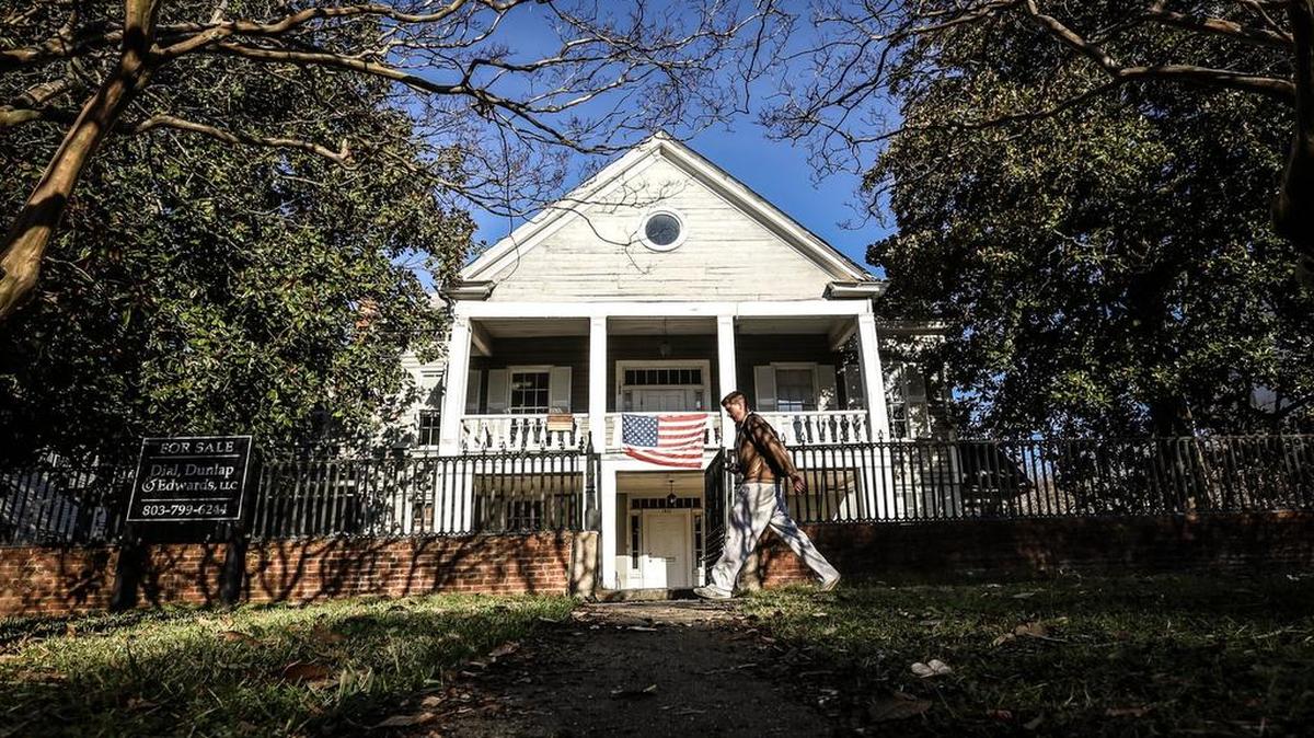 The McChord on Pendleton Street in Columbia, built in 1849 and headquarters for Union Gen. O.O. Howard - Gen William T. Sherman's second in command during the Civil War occupation of Columbia, is for sale. The owners, who have had the house since 1937, are asking $995,000 for the house, an adjoining house, a two-car garage with an apartment above it and a small parking lot.