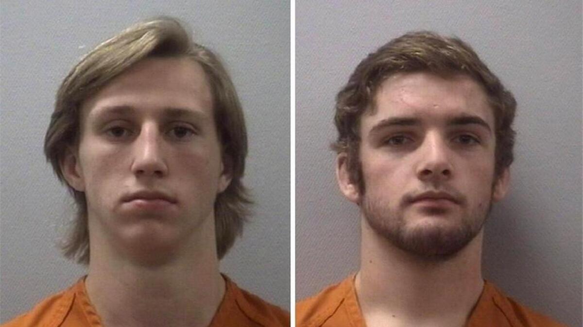 Donald Hinson Lewis (on left) and Preston Edward Painter (on right)