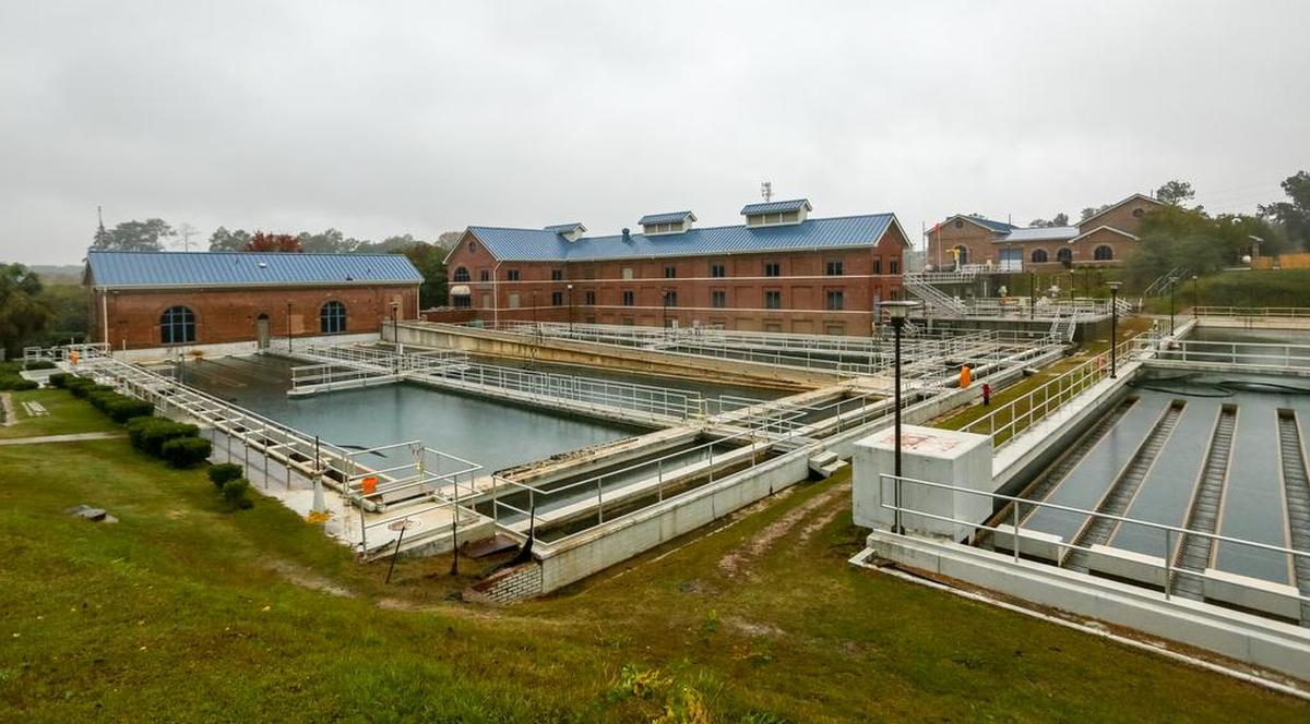 The city of Columbia’s water treatment plant has operated along the Columbia Canal since 1906.