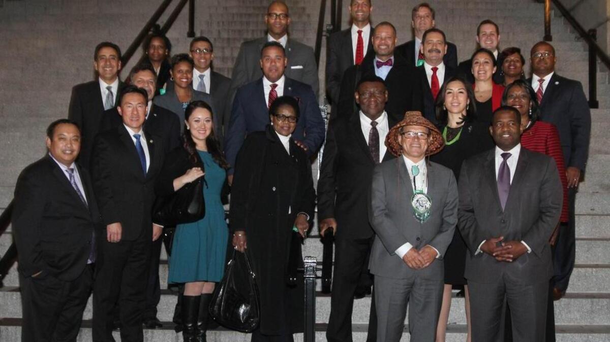Richland County Council Chairman Torrey Rush (far right, second row from top) joined 24 elected officials from around the country for a three-day policy roundtable in Washington, D.C.