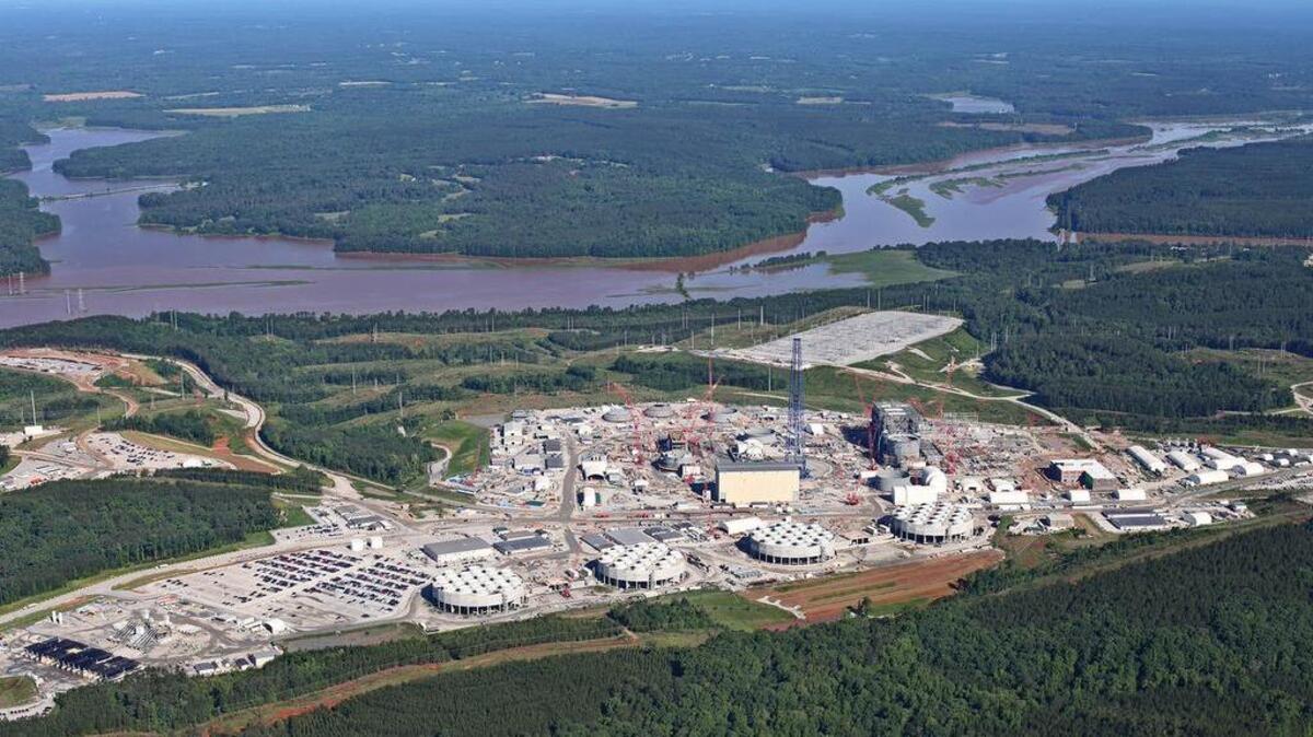 The V.C. Summer nuclear plant has one reactor. Two others were planned, but utilities dropped the effort one-third of the way through construction.
