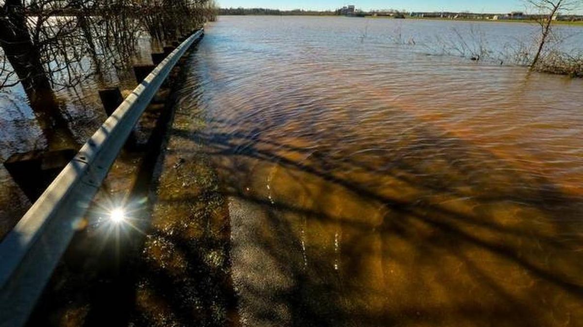 Water covered the old Green Diamond development site after historic rainfall and flooding hit the Columbia area in 2015.