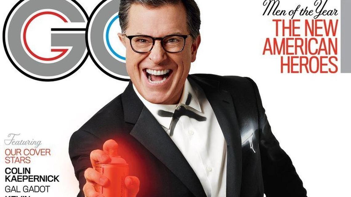 South Carolina native Stephen Colbert is on the cover of the latest issue of GQ magazine.