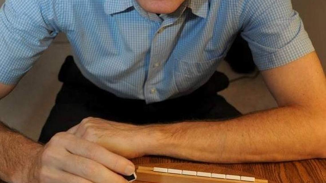 This photo from 2012 shows Spartanburg Methodist College professor David Gibson. Gibson, 65, just won his second North American Scrabble Championship.