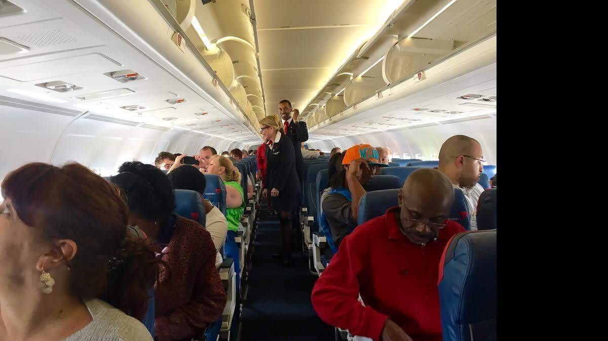 
Families with autistic children board a plane at Columbia Metropolitan Airport on Saturday and wait for it to taxi the runway. Wings for Autism is a program designed to prepare families with autistic children for the air-travel experience by offering them an airport dry-run as close as possible to the real thing.
