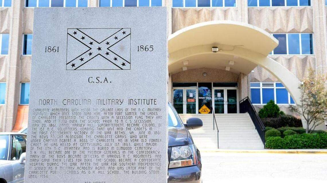 Charlotte YMCA to remove monument with Confederate flag carving