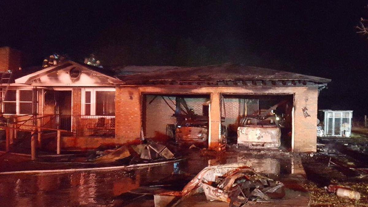 Two people were displaced after a fire on Fork Road in Blythewood late Wednesday. No injuries were reported.