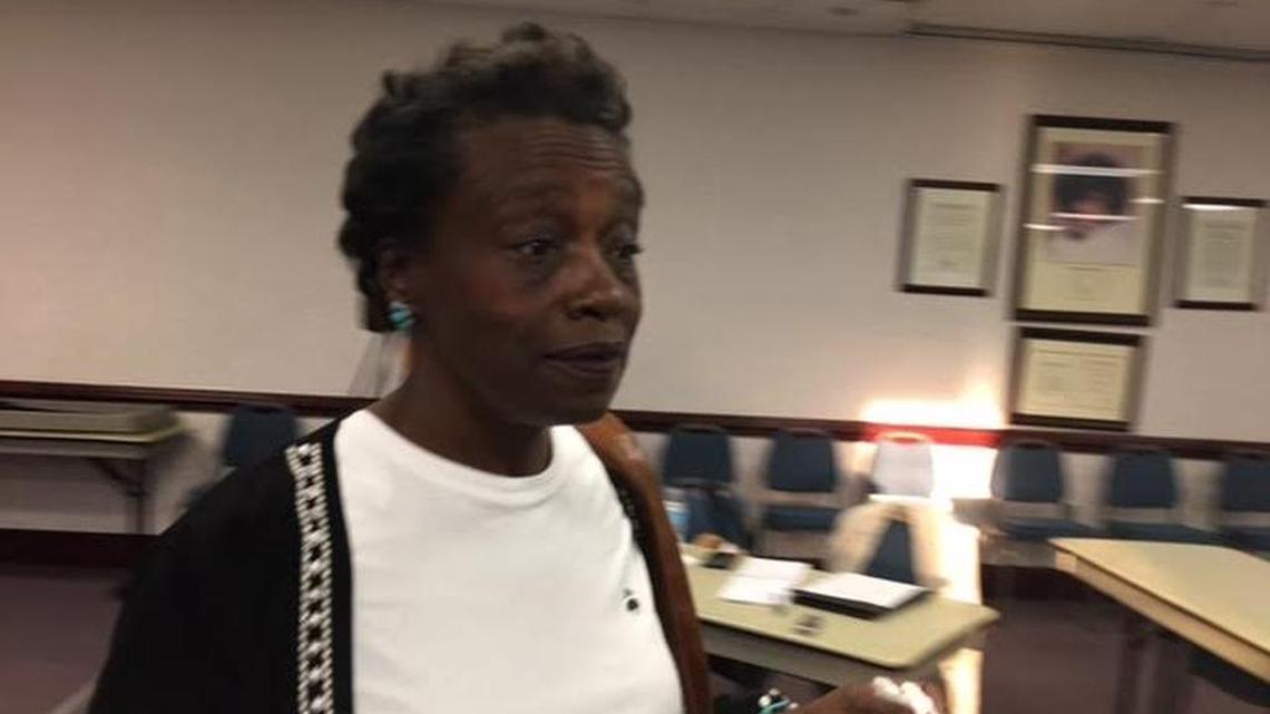 Richland County Recreation Commission board chairwoman Marie Green declines comment after the board’s Thursday meeting.